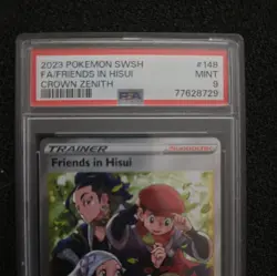 Friends In Hisui Full Art #148/159 Pokemon Crown Zenith PSA 9 - Image 3