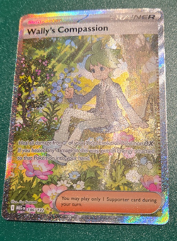 Wally's Compassion 186/132 Pokemon Mega Evolution NM - MINT - PACK FRESH - Image 1