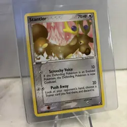 Pokemon Stantler 32/115 Non-Holo Unseen Forces NM 2005 - Image 2