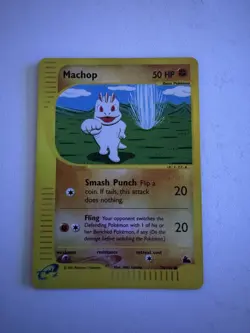 Machop 74/144 Skyridge Reverse Holo Rare Pokemon - Image 1