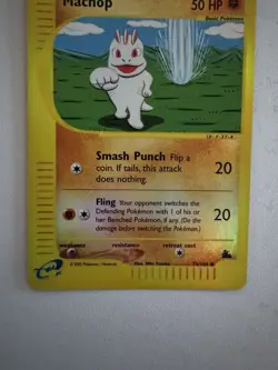 Machop 74/144 Skyridge Reverse Holo Rare Pokemon - Image 3