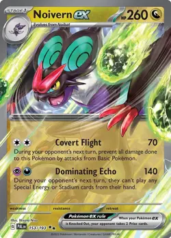 Holo Noivern ex 153/193 Double Rare Paldea Evolved Pokemon TCG - Image 1