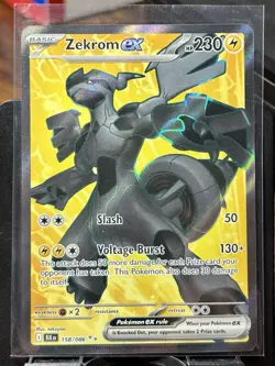 Zekrom ex - Pokemon TCG - Black Bolt - BLK - 158/086 - ULTRA RARE ~ NM - Image 2