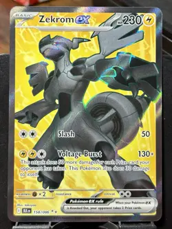 Zekrom ex - Pokemon TCG - Black Bolt - BLK - 158/086 - ULTRA RARE ~ NM - Image 3