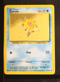 PSA 6 EXCELLENT-MINT 1999 Pokemon Game Base #65 Staryu !!! - Image 3