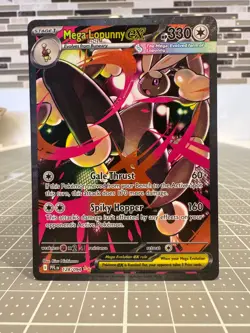 Pokemon TCG Phantasmal Flames 128/094 Mega Lopunny Special Illustration Rare NM - Image 1