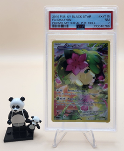 2016 Pokemon XY Black Star Promo Mythical Collection #XY115 Shaymin PSA 7 - Image 1