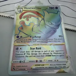 Pokemon TCG Mewtwo Vstar Pokemon Go 079/078 Holo Secret Rare - Image 1