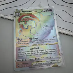 Pokemon TCG Mewtwo Vstar Pokemon Go 079/078 Holo Secret Rare - Image 3
