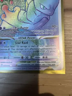 Pokemon TCG Mewtwo Vstar Pokemon Go 079/078 Holo Secret Rare - Image 5