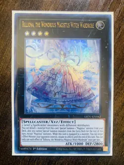 Yugioh Rilliona, the Wondrous Magistus Witch Wardrobe LIOV-EN042 UR 1st Ed NM - Image 1