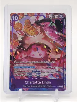 CHARLOTTE LINLIN 2025 ONE PIECE FIST DIVINE RARE ALT ART #OP11-073 Q0646 - Image 1