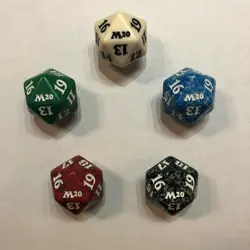 MTG Magic D20, MID, AFR Spindown Dice Sets, Oversize, Promos - Pick List - Image 4
