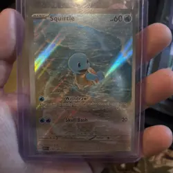 Pokemon Squirtle Holo Card TCG SV Scarlet & Violet 151 Series 170/165 - Image 1