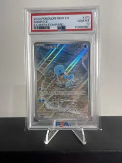 PSA 10 Pokemon Squirtle Holo Card TCG SV Scarlet & Violet 151 Series 170/165 - Image 1