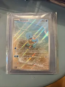 Pokemon Squirtle Holo Card TCG SV Scarlet & Violet 151 Series 170/165 - Image 1