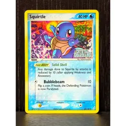 2006 Pokemon EX Crystal Guardians Squirtle Holo 64/100 Stamped Rare HP - Image 1