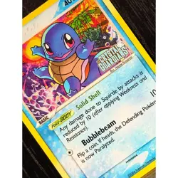 2006 Pokemon EX Crystal Guardians Squirtle Holo 64/100 Stamped Rare HP - Image 3