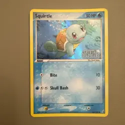 Pokemon TCG Squirtle EX Crystal Guardians 63/100 Reverse Holo STAMPED - GEM MINT - Image 1