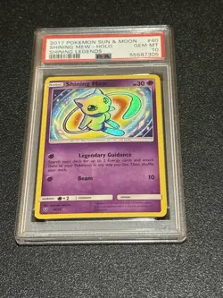 PSA 10 GEM MINT Shining Mew 40/73 Shining Legends Ultra Rare Holo Pokemon 2017 - Image 2