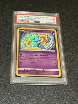 PSA 10 GEM MINT Shining Mew 40/73 Shining Legends Ultra Rare Holo Pokemon 2017 - Image 3