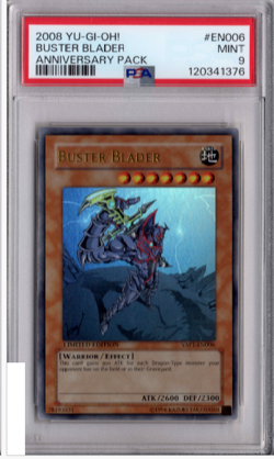 Buster Blader YAP1-EN006 Anniversary Pack Limited Edition PSA 9 - Image 1