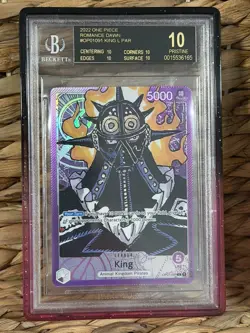 One Piece King Alt Art Leader #091 OP-01 Romance Dawn (ENG) BGS 10 BLACK LABEL - Image 1
