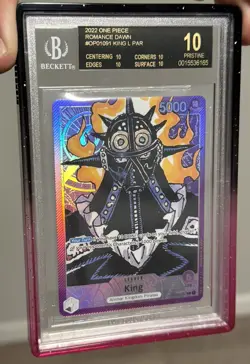 One Piece King Alt Art Leader #091 OP-01 Romance Dawn (ENG) BGS 10 BLACK LABEL - Image 5