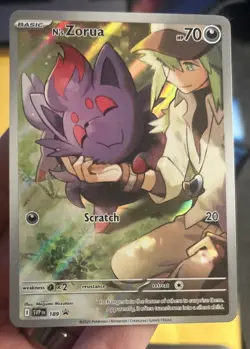 N's Zorua 189 Sv: Scarlet & Violet Promo Cards Holo - Image 3