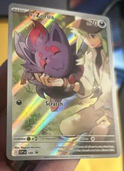 N's Zorua 189 Sv: Scarlet & Violet Promo Cards Holo - Image 4