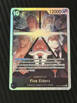 Five Elders OP13-082 SR Carrying on His Will - ONE PIECE Card Game English - Image 1