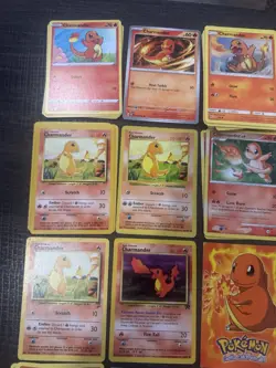 Vintage Pokemon Card Lot Charmander/Charmeleon 60 Cards Shadowless Base Set Etc - Image 2
