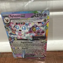Sylveon EX Prismatic Evolutions STAMPED Sealed Promo Card 041/131 Surprise Box - Image 1
