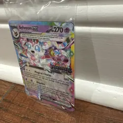 Sylveon EX Prismatic Evolutions STAMPED Sealed Promo Card 041/131 Surprise Box - Image 2