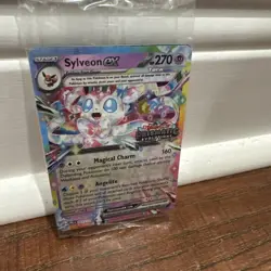 Sylveon EX Prismatic Evolutions STAMPED Sealed Promo Card 041/131 Surprise Box - Image 3
