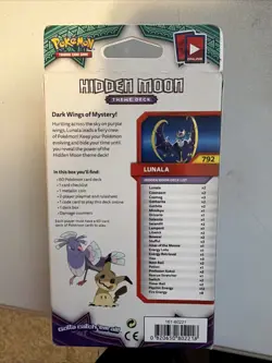 Pokemon Trading Card Game Sun & Moon Guardians Rising HIDDEN MOON Theme Deck - Image 2