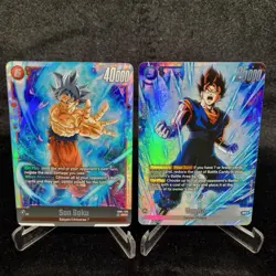 Dragon Ball X Son Goku & Vigito Rare Card Bundle X 2 TCG - Image 1