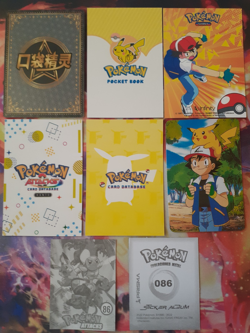 Seel Fan Art Bundle of 8 Peruvian Cards + Stickers NOT Official Pokemon PL-NM - Image 2