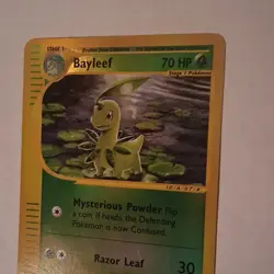 Pokemon Bayleef Expedition Base Set 071/165 Reverse Holo 70HP Uncommon TCG Card - Image 3