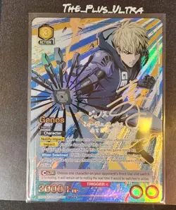 Genos Union Arena Signature Card Opm-1-007 One Punch Man - Image 1