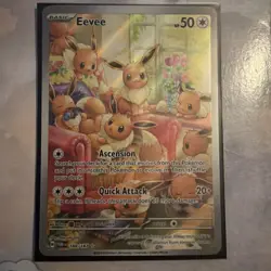 Pokemon Eevee Holo TCG Card 188/167 Sv06 Twilight Masquerade - Image 1