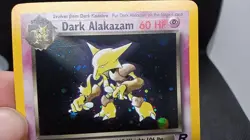Pokemon TCG WOTC Team Rocket 1st Edition Holo Dark Alakazam 1/82 LP - Image 2