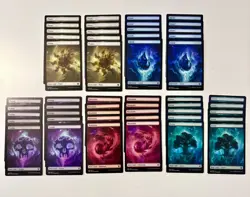 Magic the Gathering Theros Beyond Death 50 Full Art Land Lot. LP-NM - Image 1