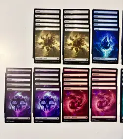 Magic the Gathering Theros Beyond Death 50 Full Art Land Lot. LP-NM - Image 2