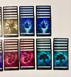 Magic the Gathering Theros Beyond Death 50 Full Art Land Lot. LP-NM - Image 3