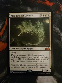 MTG Magic the Gathering Moonshaker Cavalry (21/475) Wilds of Eldraine LP - Image 1