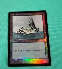 Foil - Island - Arena Promo - 2001 - MTG - Magic the Gathering - Foil - Image 1