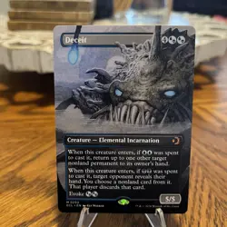 Magic The Gathering Deceit (Borderless) Lorwyn Eclipsed Regular - Image 1