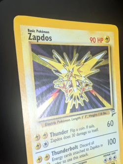 Pokemon TCG: Zapdos 20/130 Base Set 2 WoTC Holo Rare - Image 4