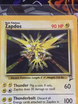Zapdos 20/130 Base Set 2 Holo Rare Pokemon Card TCG WOTC - Image 5